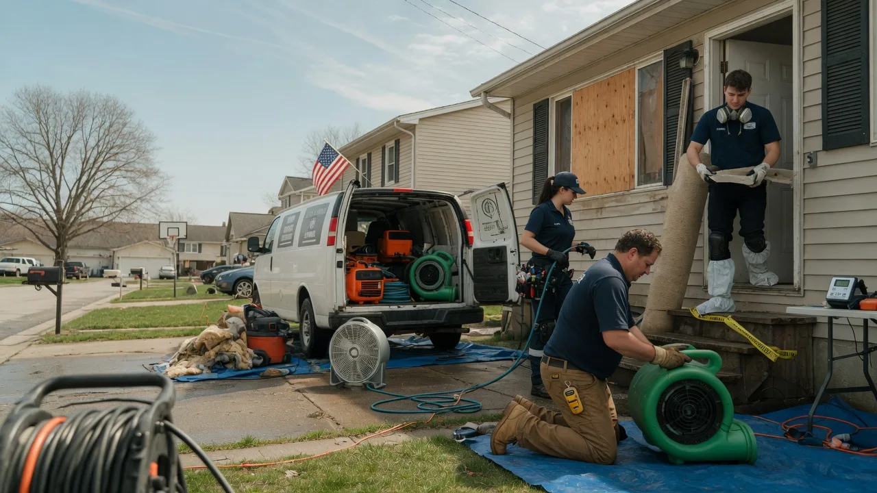 Water Damage Restoration in Powhattan, KS near me